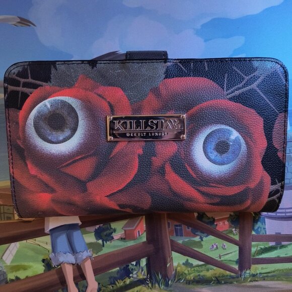 Killstar Eyeball Flower Wallet - Picture 1 of 3